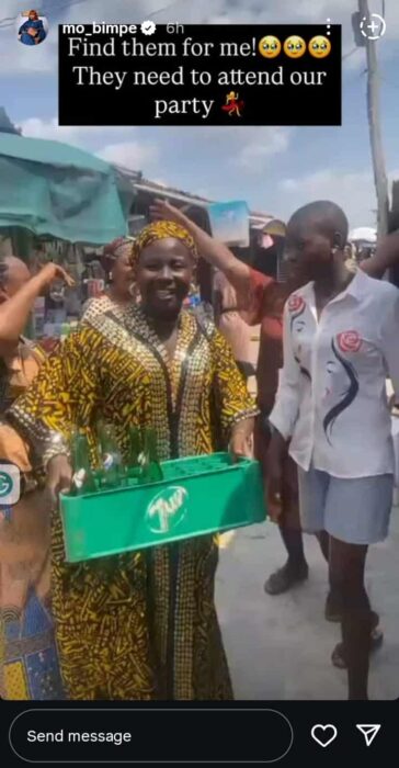 Find Them For Me - Mo Bimpe Responds To Video Of Market Women Rejoicing Over The Birth Of Her Triplets ‎