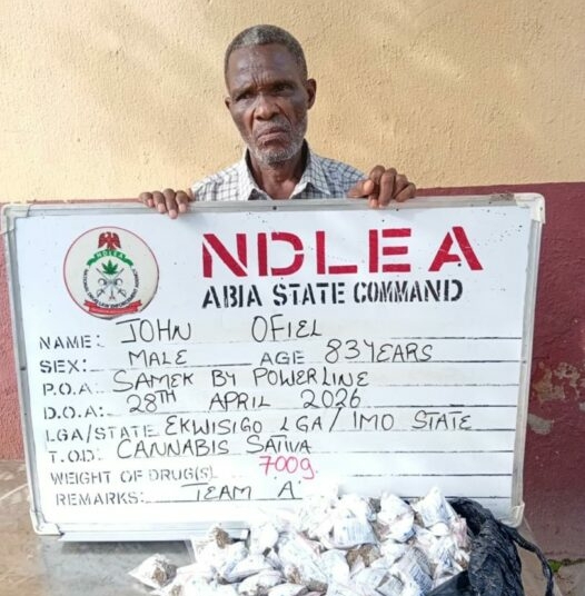 Again, NDLEA Nabs 83, 78-yr-old Grandpas For Drug Trafficking 1 NDLEA 1