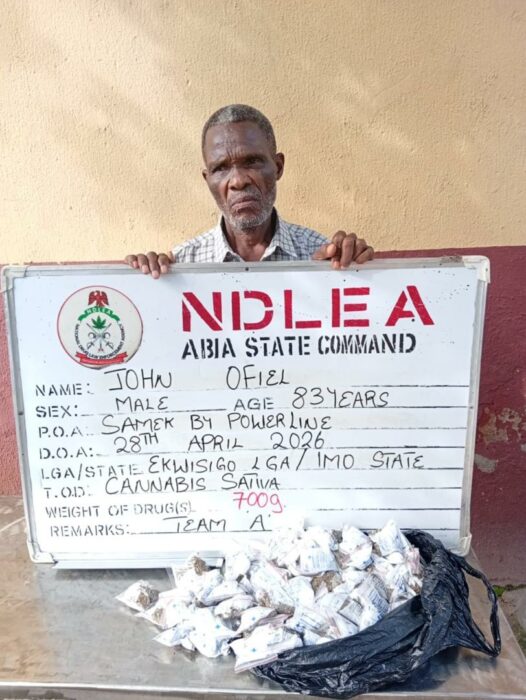 Again, NDLEA Nabs 83, 78-yr-old Grandpas For Drug Trafficking