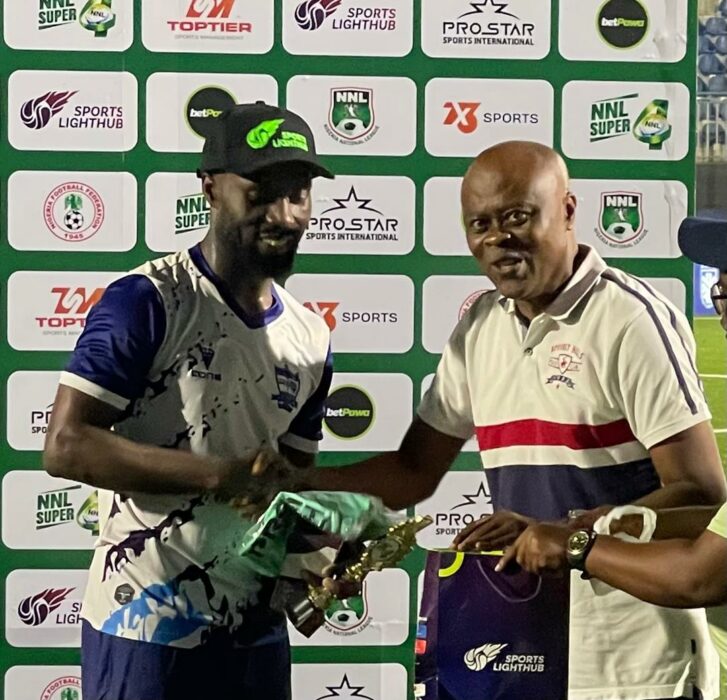 NNL SUPER 4: Sinbad Dedicates MOTM Award To Mother After Doma United Edge Inter Lagos