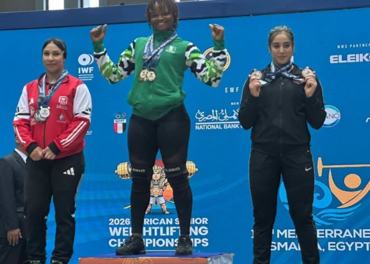 Team Nigeria Dominates Africa Senior Weightlifting Championship With 29 Medals 1 NWF