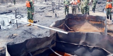 Navy Intensifies Crackdown On Oil Theft, Destroys Illegal Refineries