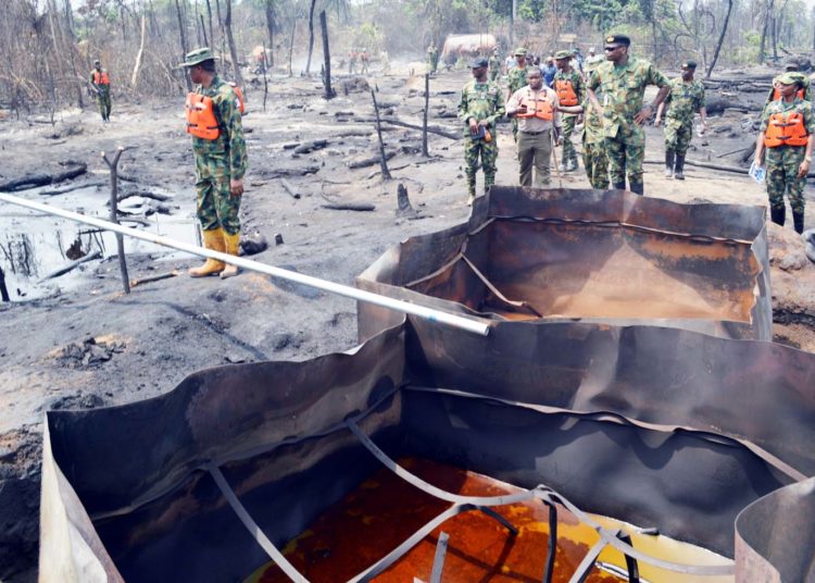 Navy Intensifies Crackdown On Oil Theft, Destroys Illegal Refineries