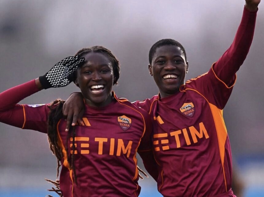 Nigerian Duo Babajide, Oladipo Clinch Serie A Femminile Title With Roma