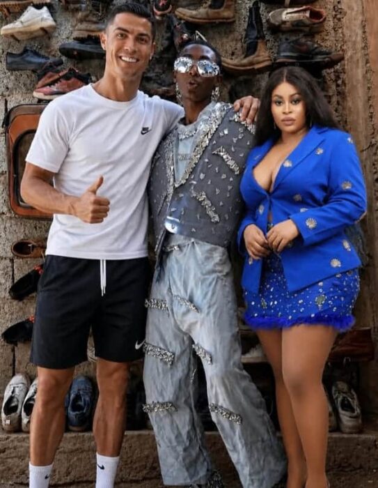 Sarah Martins Shares Photo With Portuguese Footballer Ronaldo