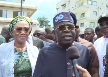 Tinubu, Wife Vote In Lagos APC Presidential Primary