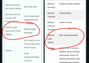 INEC Portal: NDRA Flags Alleged Dual Party Role Breach By APM, NDC