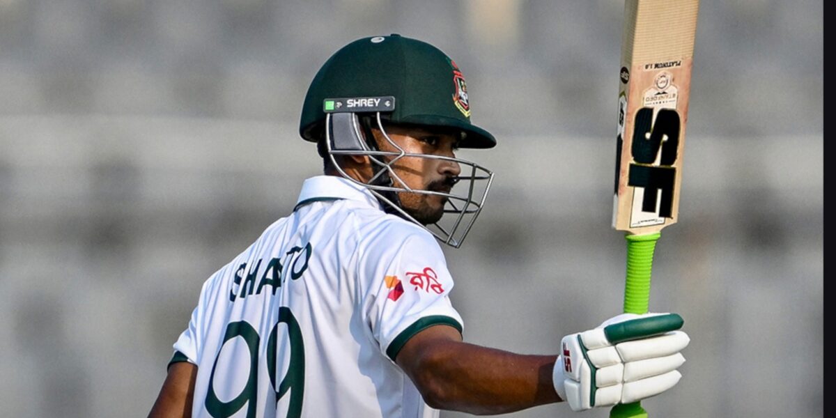 Shanto Leads Bangladesh Charge Against Pakistan In Rain-Hit Test