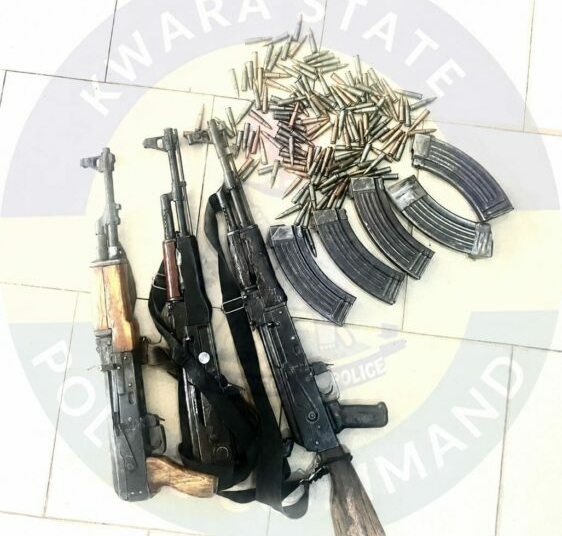 Police Nab 2 Suspected Kidnappers, Recover Arms, Ammunition In Kwara 1 Suspected kidnappers