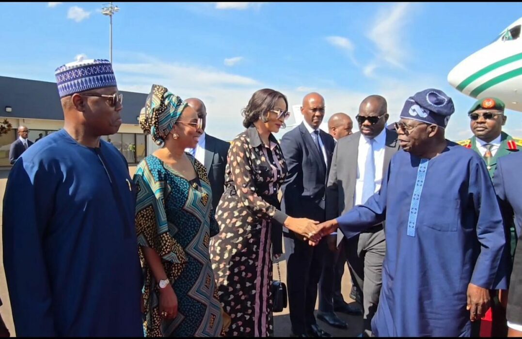 President Tinubu Arrives In Kigali For Africa CEO Forum Meeting