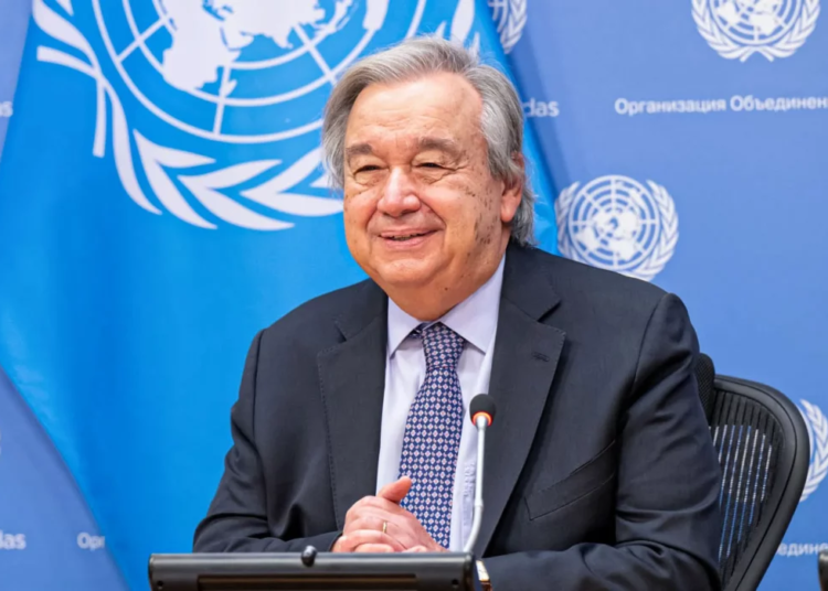 United Nations Secretary General Antonio Guterres