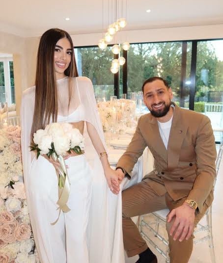 Donnarumma Announces "Long-Term Contract" As He Weds Childhood Sweetheart 1 Wedding