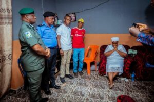 PICTORIAL: IGP Disu Visits Family Of Police Airwing Driver Who Died In Operational Mission