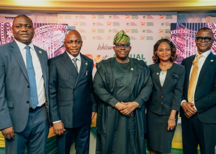 Lagos Building Investment Firm Reports N1.66bn Pre-tax Profit, Plans Capital Raise 1 L-R: Layiwola Okoya, Executive Director of Lagos Building Investment Company Plc (LBIC), Olusola Faleye - Managing Director/CEO LBIC, Hakeem Ogunniran, Chairman of the Board, LBIC, Oladunni Ogunsulire - Company Secretary of LBIC; Afolabi Omilabu, Executive Director of LBIC during the 2026 Annual General Meeting held recently in Lagos.