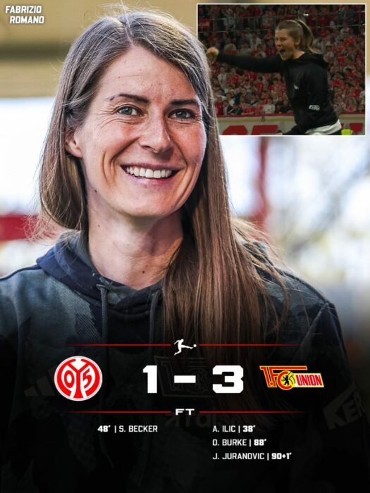 Louise Eta Made History As First Female Manager To Secure A Win In Bundesliga.