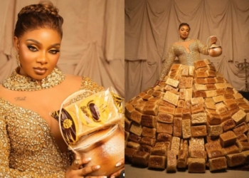 ‎Queen Mercy Atang Gets Recognition From GWR Over Her Outfit At AMVCA