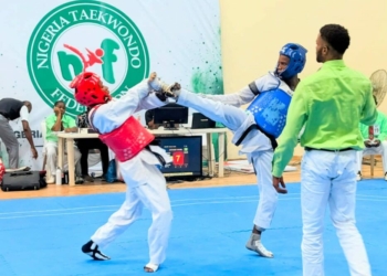 NSC Director General Olopade Urges Nigerian Taekwondo Athletes To Aim For Podium Success At African Championship In Mali