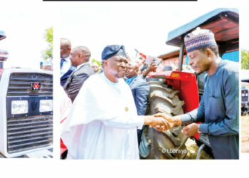 Ahmadu Umaru Fintiri Distributes Tractors To 21 LGAs For The 2026 Farming Season
