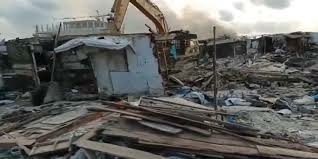 Lagos Begins Clearance Of Illegal Structures At Maiyegun-Lekki Beach