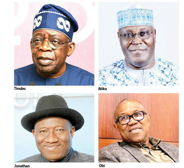 2027: Tinubu, Atiku, Jonathan, Obi, Others Emerge As Presidential Candidates