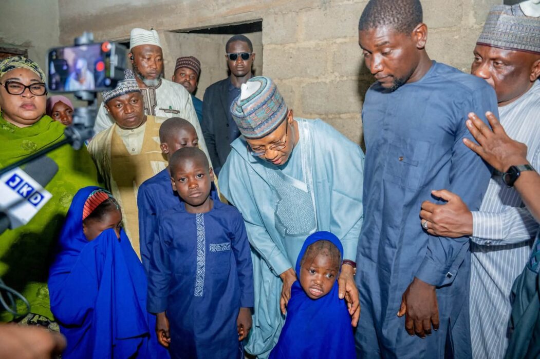 Governor Sani Visits Family Of Woman Killed By Kaduna Mob Over Alleged Child Theft
