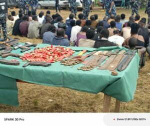 Recovered Ammunitions And Paraded Suspects Arrested