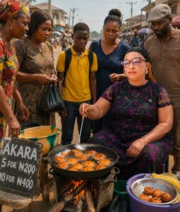 Social Media Erupts With AI 'Akara Sellers' Images After First Lady's Remarks 3 AI selling Akara