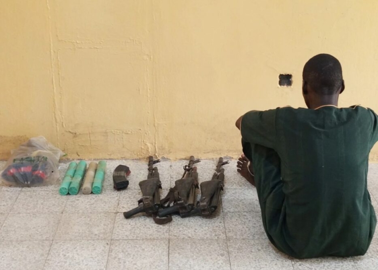 DSS Nabs Transporter With Arms In Kano 1 AK 47 rifles in Kano
