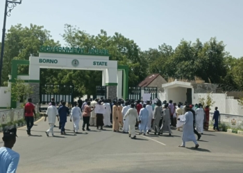 Teachers Protest In Borno Over Students’ Abduction, Picket Govt House