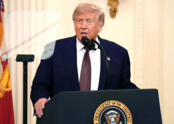 US President Donald Trump Alleges Vandalism At Lincoln Memorial Reflecting Pool