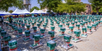 NEMA Flags Off Distribution Of Saudi-donated Food Baskets To 6,000 Vulnerable Households In Yobe 2 NEMA Flags Off Distribution Of Saudi-donated Food Baskets To 6,000 Vulnerable Households In Yobe