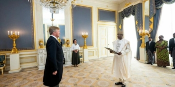 PICTORIAL: New Nigeria’s Ambassador Haidara Resumes In The Hague, Meets King Willem-Alexander
