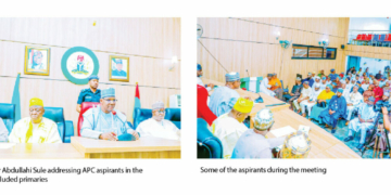 Governor Sule Meets APC Aspirants, Harps On reconciliation, Party Unity