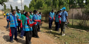 CSR: Premiere Academy Students Intensify Community Service With ‘Clean Up Lugbe’ Exercise