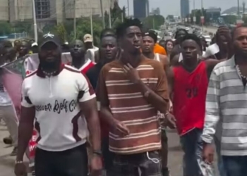 Activist VDM Leads ‘Tinubu Must Go’ Protest In Abuja Over Rising Insecurity