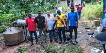 NDLEA Dismantles Meth Lab In Oyo Forest, Arrests Mexican Drug Expert 2 NDLEA Dismantles Meth Lab In Oyo Forest, Arrests Mexican Drug Expert