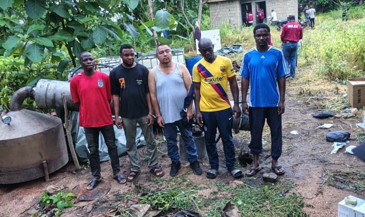 NDLEA Dismantles Meth Lab In Oyo Forest, Arrests Mexican Drug Expert 1 IMG 20260624 WA0062