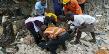 Death Toll In Lagos Building Collapse Hits 8, 26 Rescued