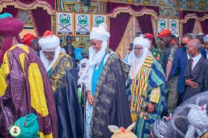 PICTORIAL: Kano Emir Sanusi II Turbans Ex-NBA President Mahmood, Ex-Air Chief Umar As Garkuwa, Sarkin Fulani 2 IMG 20260626 WA0056