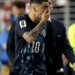 Almiron Becomes First Player Sent Off For Covering Mouth