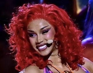 Cardi B Stuns With Fiery Red Hair During High-Energy BET Awards Performance