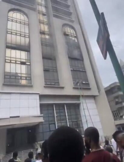 Fire Guts Building Housing Polaris Bank Branch On Lagos Island 1 Screenshot