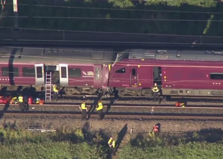 Driver Dies, 99 Injured In Bedford Train Collision 1 Bedford train crash
