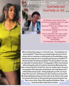 Lilian Esoro Expresses Frustration Over Rising Rent Costs In Lagos