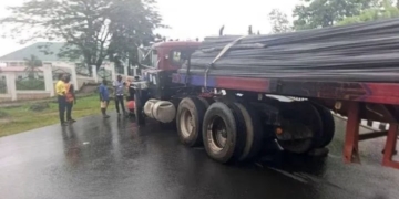 Truck Involved In Accident