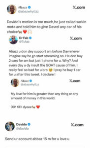 Davido Surprises Loyal Supporter With ₦15 Million