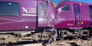 Driver Dies, Scores Hurt In Bedford Rail Crash