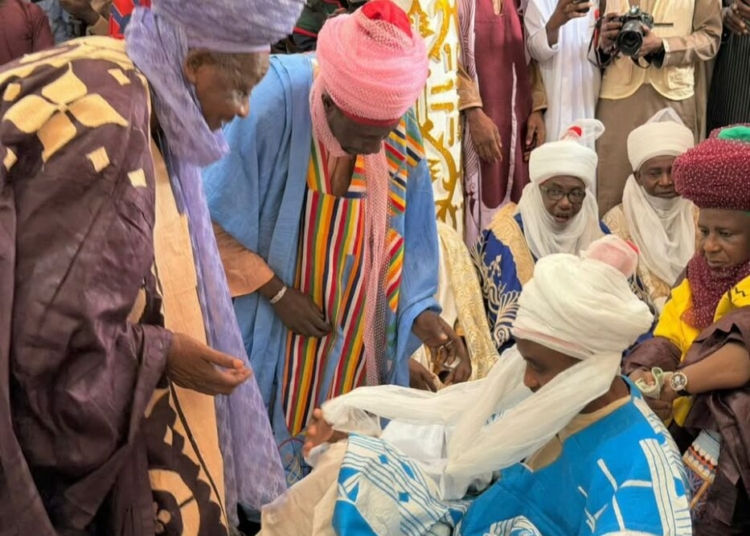 PICTORIAL: Kano Emir Sanusi II Turbans Ex-NBA President Mahmood, Ex-Air Chief Umar As Garkuwa, Sarkin Fulani 1 IMG 7924