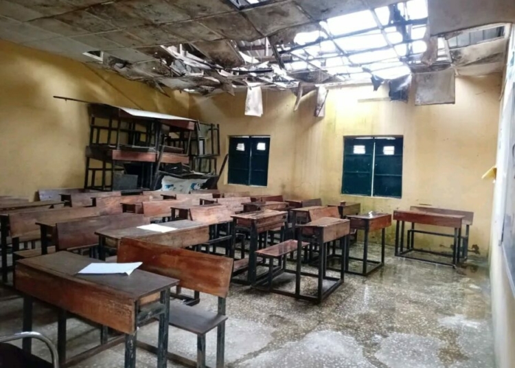 Pupils Hide In Mosque As Rainstorm Destroys LEA School In AMAC 1 LEA Primary School Makanima1