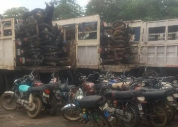 Lagos Task Force Impounds 278 Motorcycles in Fresh Crackdown on Okada Ban Violators